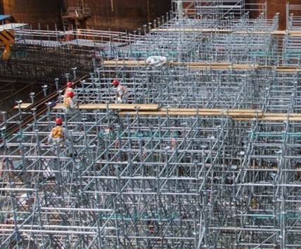 【盤扣腳手架】先天決定結構，結構決定特點