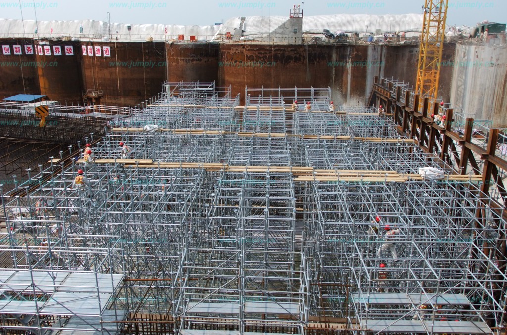 盤扣腳手架為什么在建筑之中如此盛行？